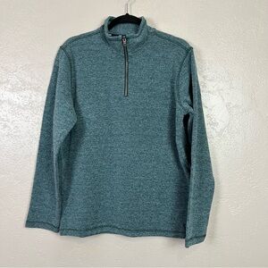 5 for $30 Gap Men’s M Blue 1/4 Zip Mock Neck Long Sleeve Pullover Sweater‎